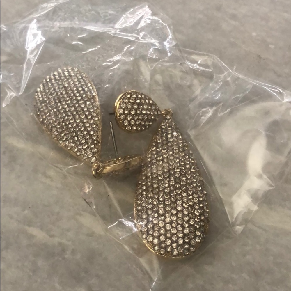 Crystal Statement Earrings - image 4